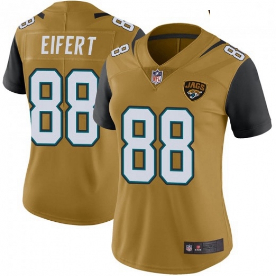 Women Nike Jaguars 88 Tyler Eifert Vapor Rush Limited Jersey Gold Women Nike Jaguars 88 Tyler Eifert Vapor Rush Limited Jersey Gold