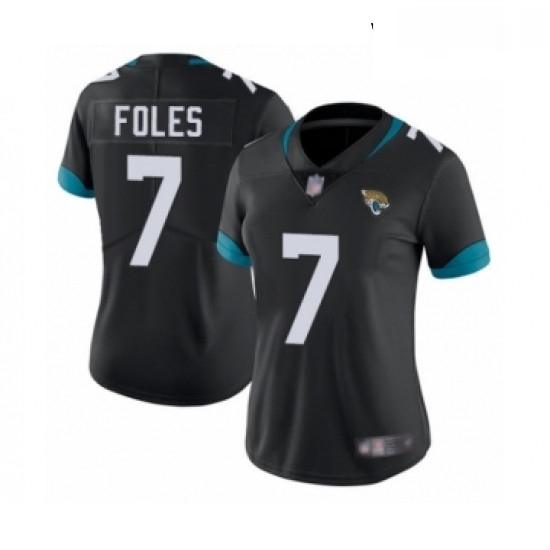 Womens Jacksonville Jaguars 7 Nick Foles Black Team Color Vapor Untouchable Limited Player Football Jersey Womens Jacksonville Jaguars 7 Nick Foles Black Team Color Vapor Untouchable Limited Player Football Jersey