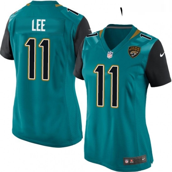 Womens Nike Jacksonville Jaguars 11 Marqise Lee Game Teal Green Team Color NFL Jersey Womens Nike Jacksonville Jaguars 11 Marqise Lee Game Teal Green Team Color NFL Jersey
