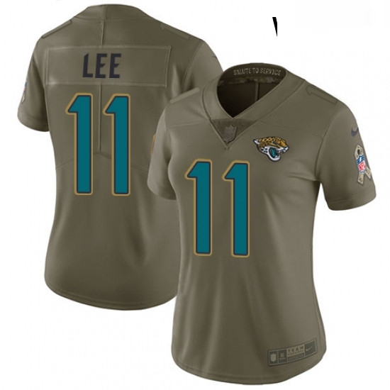 Womens Nike Jacksonville Jaguars 11 Marqise Lee Limited Olive 2017 Salute to Service NFL Jersey Womens Nike Jacksonville Jaguars 11 Marqise Lee Limited Olive 2017 Salute to Service NFL Jersey