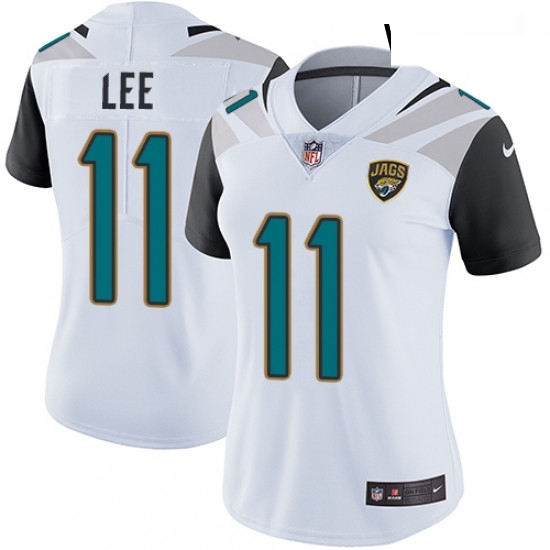 Womens Nike Jacksonville Jaguars 11 Marqise Lee White Vapor Untouchable Limited Player NFL Jersey Womens Nike Jacksonville Jaguars 11 Marqise Lee White Vapor Untouchable Limited Player NFL Jersey