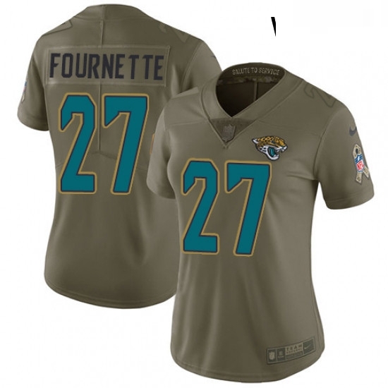 Womens Nike Jacksonville Jaguars 27 Leonard Fournette Limited Olive 2017 Salute to Service NFL Jersey Womens Nike Jacksonville Jaguars 27 Leonard Fournette Limited Olive 2017 Salute to Service NFL Jersey