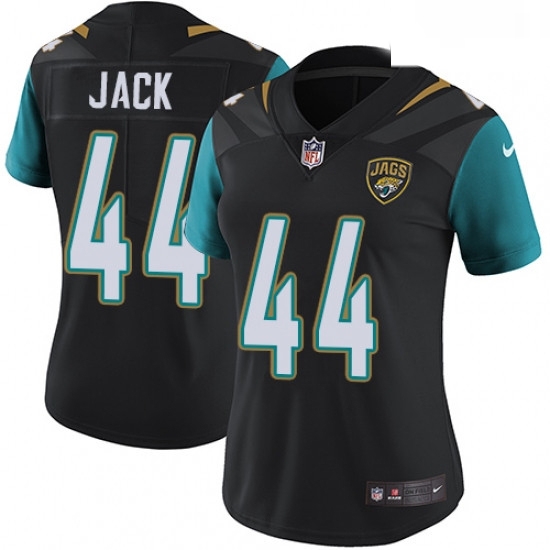 Womens Nike Jacksonville Jaguars 44 Myles Jack Black Alternate Vapor Untouchable Limited Player NFL Jersey Womens Nike Jacksonville Jaguars 44 Myles Jack Black Alternate Vapor Untouchable Limited Player NFL Jersey