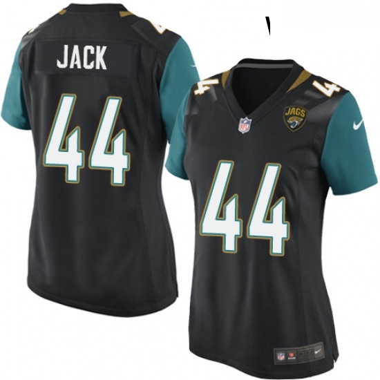 Womens Nike Jacksonville Jaguars 44 Myles Jack Game Black Alternate NFL Jersey Womens Nike Jacksonville Jaguars 44 Myles Jack Game Black Alternate NFL Jersey