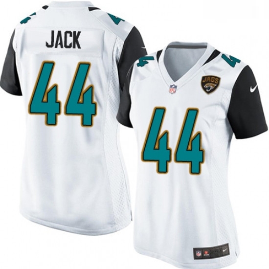 Womens Nike Jacksonville Jaguars 44 Myles Jack Game White NFL Jersey Womens Nike Jacksonville Jaguars 44 Myles Jack Game White NFL Jersey