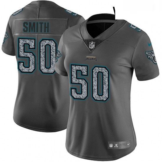 Womens Nike Jacksonville Jaguars 50 Telvin Smith Gray Static Vapor Untouchable Limited NFL Jersey Womens Nike Jacksonville Jaguars 50 Telvin Smith Gray Static Vapor Untouchable Limited NFL Jersey