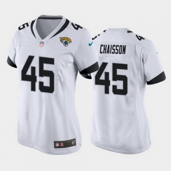 women k'lavon chaisson jacksonville jaguars white game jersey women k'lavon chaisson jacksonville jaguars white game jersey