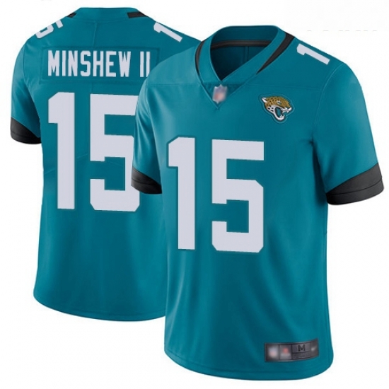 Jaguars #15 Gardner Minshew II Teal Green Alternate Youth Stitched Football Vapor Untouchable Limited Jersey Jaguars #15 Gardner Minshew II Teal Green Alternate Youth Stitched Football Vapor Untouchable Limited Jersey