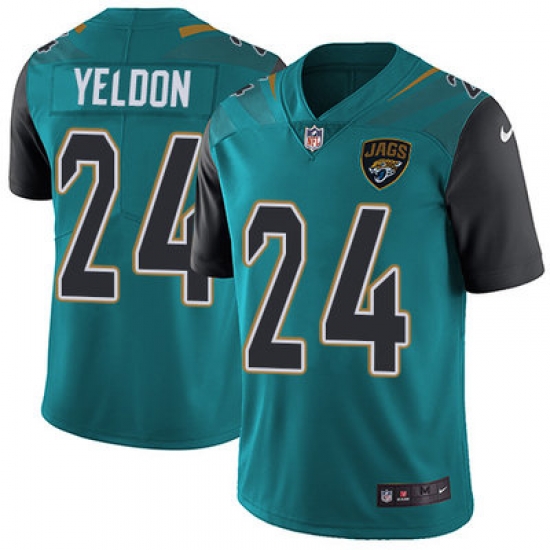 Nike Jaguars #24 T J Yeldon Teal Green Team Color Youth Stitched NFL Vapor Untouchable Limited Jersey Nike Jaguars #24 T J Yeldon Teal Green Team Color Youth Stitched NFL Vapor Untouchable Limited Jersey