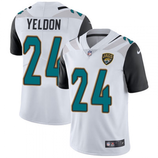 Nike Jaguars #24 T J Yeldon White Youth Stitched NFL Vapor Untouchable Limited Jersey Nike Jaguars #24 T J Yeldon White Youth Stitched NFL Vapor Untouchable Limited Jersey