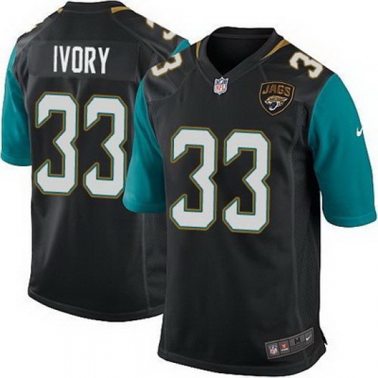 Nike Jaguars #33 Chris Ivory Black Alternate Youth Stitched NFL Elite Jersey Nike Jaguars #33 Chris Ivory Black Alternate Youth Stitched NFL Elite Jersey