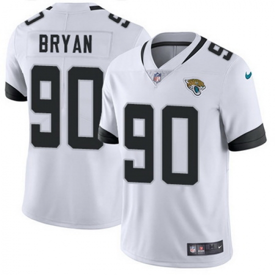 Nike Jaguars #90 Taven Bryan White Youth Stitched NFL Vapor Untouchable Limited Jersey Nike Jaguars #90 Taven Bryan White Youth Stitched NFL Vapor Untouchable Limited Jersey