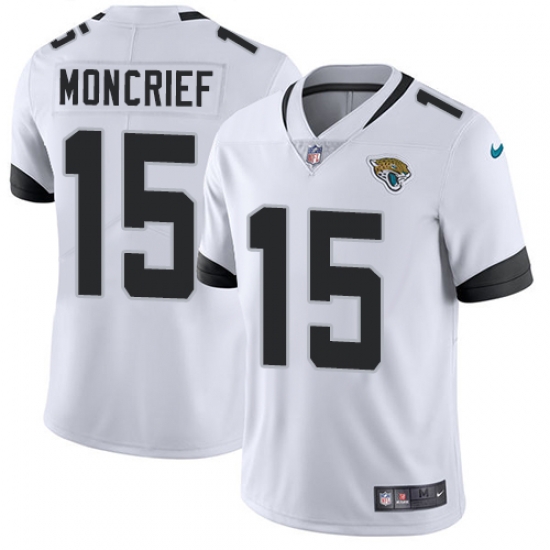 Nike Limited Youth Donte Moncrief White Road Jersey NFL #15 Jacksonville Jaguars Vapor Untouchable Nike Limited Youth Donte Moncrief White Road Jersey NFL #15 Jacksonville Jaguars Vapor Untouchable