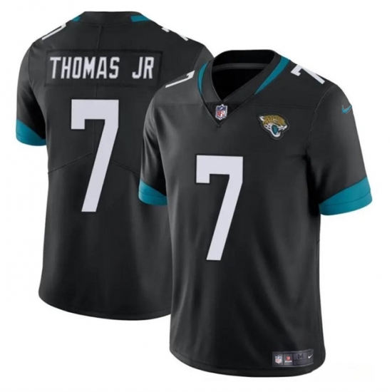 Youth Jacksonville Jaguars 7 Brian Thomas Jr Black 2024 Draft Vapor Untouchable Limited Stitched Jersey Youth Jacksonville Jaguars 7 Brian Thomas Jr Black 2024 Draft Vapor Untouchable Limited Stitched Jersey
