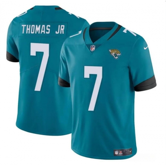 Youth Jacksonville Jaguars 7 Brian Thomas Jr Teal 2024 Draft Vapor Untouchable Limited Stitched Jersey Youth Jacksonville Jaguars 7 Brian Thomas Jr Teal 2024 Draft Vapor Untouchable Limited Stitched Jersey