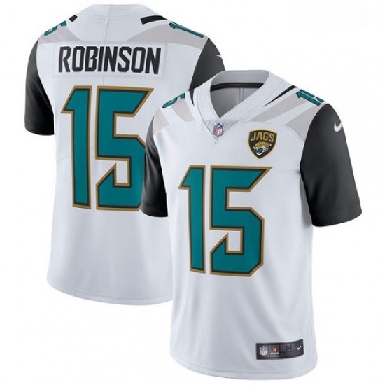 Youth Nike Jacksonville Jaguars 15 Allen Robinson White Vapor Untouchable Limited Player NFL Jersey Youth Nike Jacksonville Jaguars 15 Allen Robinson White Vapor Untouchable Limited Player NFL Jersey
