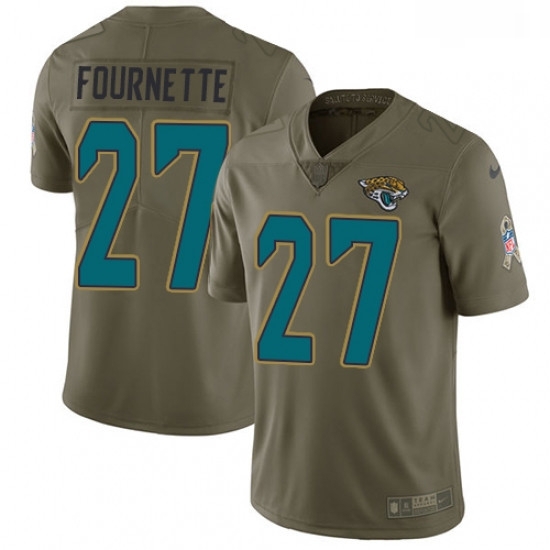 Youth Nike Jacksonville Jaguars 27 Leonard Fournette Limited Olive 2017 Salute to Service NFL Jersey Youth Nike Jacksonville Jaguars 27 Leonard Fournette Limited Olive 2017 Salute to Service NFL Jersey
