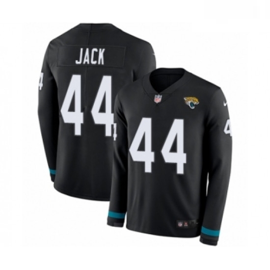 Youth Nike Jacksonville Jaguars 44 Myles Jack Limited Black Therma Long Sleeve NFL Jersey Youth Nike Jacksonville Jaguars 44 Myles Jack Limited Black Therma Long Sleeve NFL Jersey