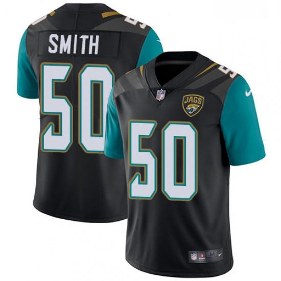 Youth Nike Jacksonville Jaguars 50 Telvin Smith Black Alternate Vapor Untouchable Limited Player NFL Jersey