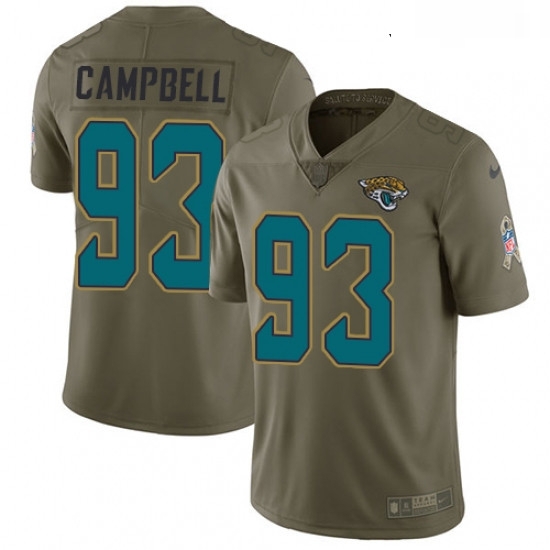 Youth Nike Jacksonville Jaguars 93 Calais Campbell Limited Olive 2017 Salute to Service NFL Jersey Youth Nike Jacksonville Jaguars 93 Calais Campbell Limited Olive 2017 Salute to Service NFL Jersey