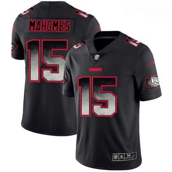 Chiefs 15 Patrick Mahomes Black Men Stitched Football Vapor Untouchable Limited Smoke Fashion Jersey Chiefs 15 Patrick Mahomes Black Men Stitched Football Vapor Untouchable Limited Smoke Fashion Jersey