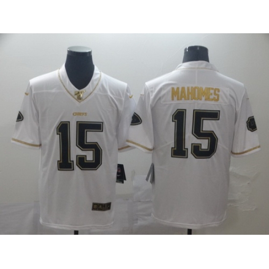Chiefs 15 Patrick Mahomes White Gold Vapor Untouchable Limited Jersey Chiefs 15 Patrick Mahomes White Gold Vapor Untouchable Limited Jersey