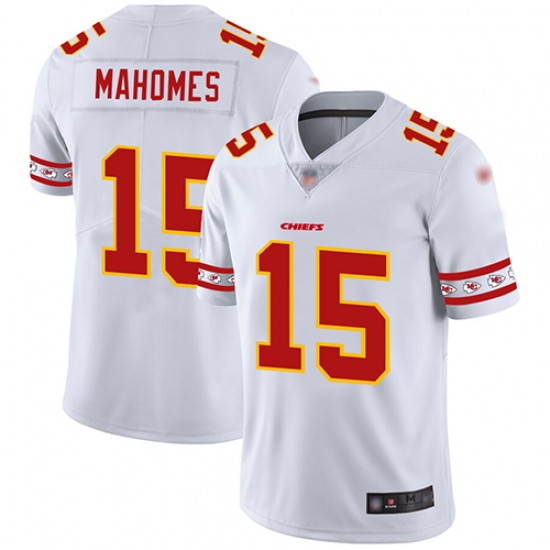 Chiefs 15 Patrick Mahomes White Mens Stitched Football Limited Team Logo Fashion Jersey Chiefs 15 Patrick Mahomes White Mens Stitched Football Limited Team Logo Fashion Jersey
