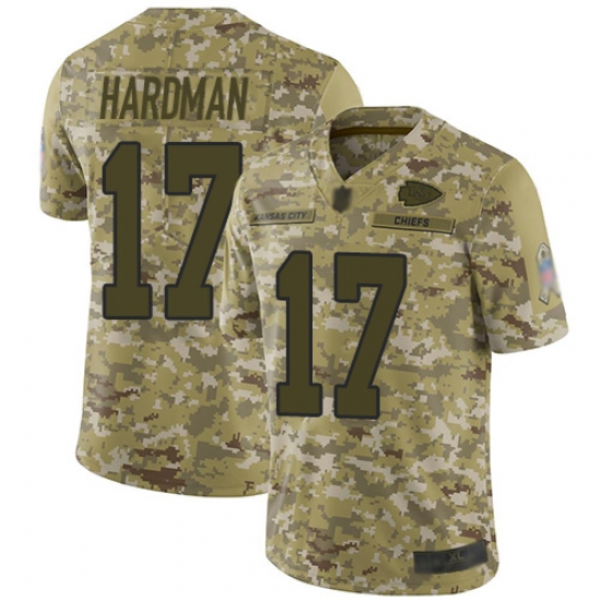 Chiefs 17 Mecole Hardman Camo Men Stitched Football Limited 2018 Salute To Service Jersey Chiefs 17 Mecole Hardman Camo Men Stitched Football Limited 2018 Salute To Service Jersey