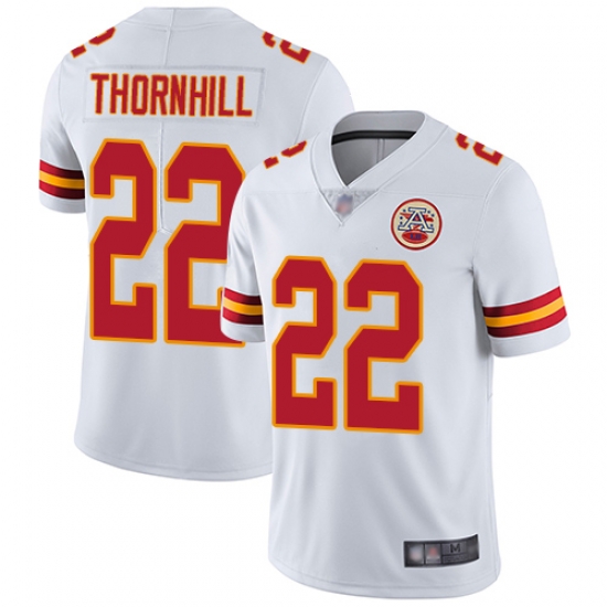 Chiefs 22 Juan Thornhill White Men Stitched Football Vapor Untouchable Limited Jersey Chiefs 22 Juan Thornhill White Men Stitched Football Vapor Untouchable Limited Jersey