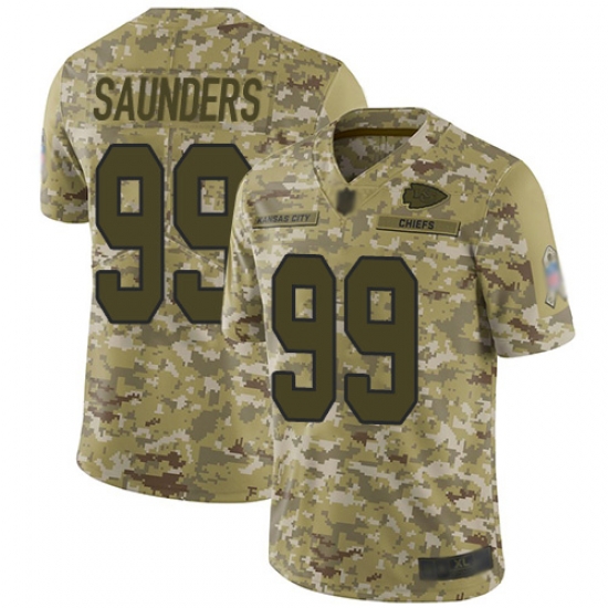 Chiefs 99 Khalen Saunders Camo Men Stitched Football Limited 2018 Salute To Service Jersey Chiefs 99 Khalen Saunders Camo Men Stitched Football Limited 2018 Salute To Service Jersey