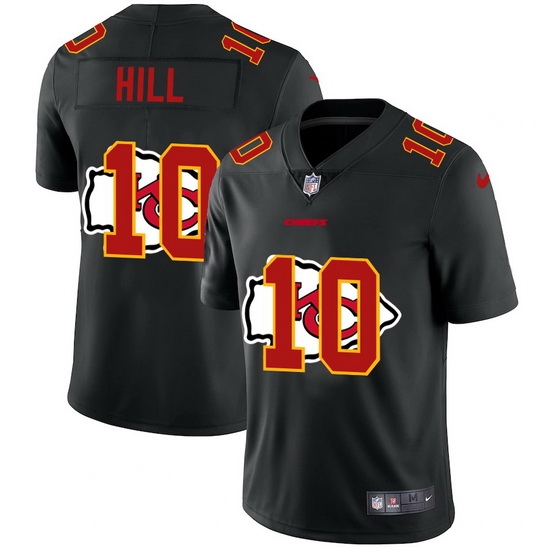 Kansas City Chiefs 10 Tyreek Hill Men Nike Team Logo Dual Overlap Limited NFL Jersey Black Kansas City Chiefs 10 Tyreek Hill Men Nike Team Logo Dual Overlap Limited NFL Jersey Black