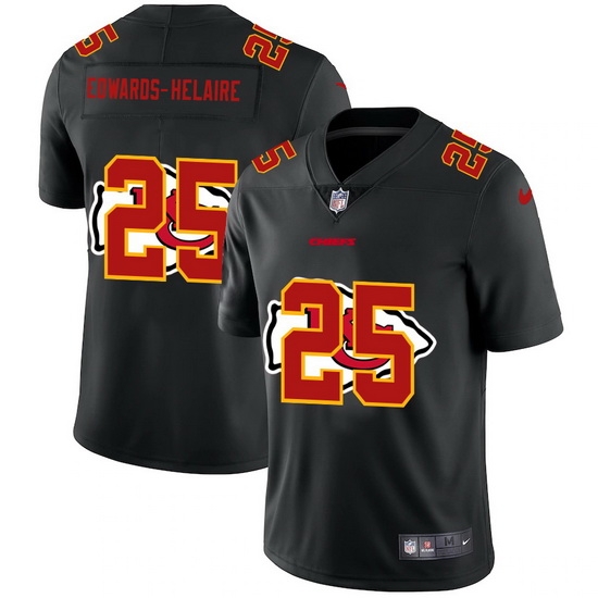 Kansas City Chiefs 25 Clyde Edwards Helaire Men Nike Team Logo Dual Overlap Limited NFL Jersey Black Kansas City Chiefs 25 Clyde Edwards Helaire Men Nike Team Logo Dual Overlap Limited NFL Jersey Black