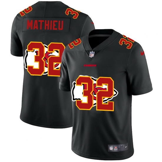 Kansas City Chiefs 32 Tyrann Mathieu Men Nike Team Logo Dual Overlap Limited NFL Jersey Black Kansas City Chiefs 32 Tyrann Mathieu Men Nike Team Logo Dual Overlap Limited NFL Jersey Black