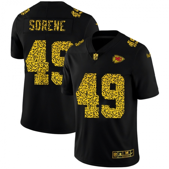 Kansas City Chiefs 49 Daniel Sorensen Men Nike Leopard Print Fashion Vapor Limited NFL Jersey Black Kansas City Chiefs 49 Daniel Sorensen Men Nike Leopard Print Fashion Vapor Limited NFL Jersey Black