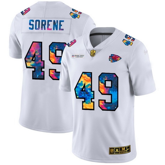 Kansas City Chiefs 49 Daniel Sorensen Men White Nike Multi Color 2020 NFL Crucial Catch Limited NFL Jersey Kansas City Chiefs 49 Daniel Sorensen Men White Nike Multi Color 2020 NFL Crucial Catch Limited NFL Jersey