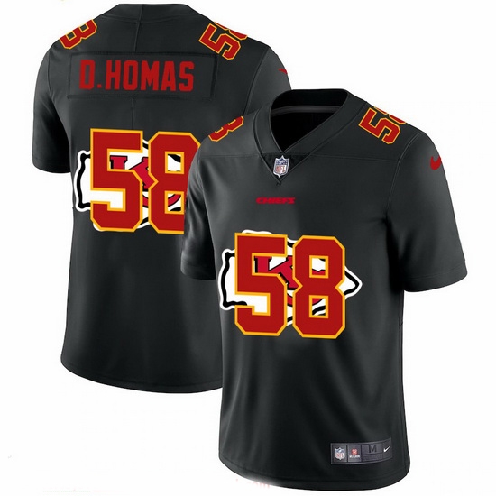 Kansas City Chiefs 58 Derrick Thomas Men Nike Team Logo Dual Overlap Limited NFL Jersey Black Kansas City Chiefs 58 Derrick Thomas Men Nike Team Logo Dual Overlap Limited NFL Jersey Black