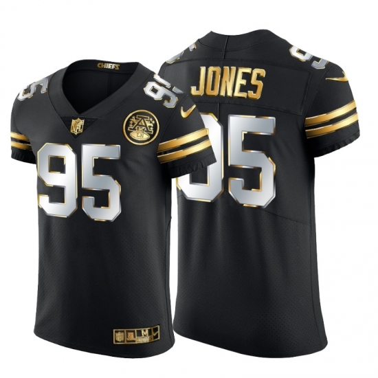 Kansas City Chiefs 95 Chris Jones Men Nike Black Edition Vapor Untouchable Elite NFL Jersey Kansas City Chiefs 95 Chris Jones Men Nike Black Edition Vapor Untouchable Elite NFL Jersey