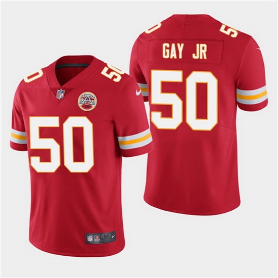 Men Chiefs 50 Willie Gay Jr Red Vapor Limited Jersey Men Chiefs 50 Willie Gay Jr Red Vapor Limited Jersey