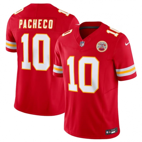 Men Kansas City Chiefs 10 Isiah Pacheco Red 2023 F U S E Vapor Untouchable Limited Stitched Jersey Men Kansas City Chiefs 10 Isiah Pacheco Red 2023 F U S E Vapor Untouchable Limited Stitched Jersey