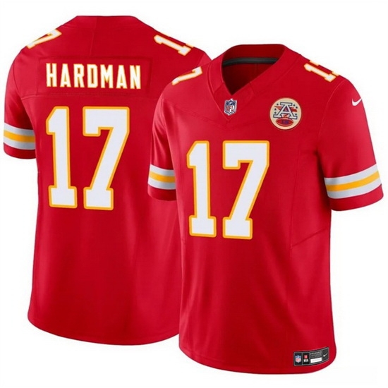 Men Kansas City Chiefs 17 Mecole Hardman Red 2024 F U S E Vapor Untouchable Limited Stitched Football Jersey Men Kansas City Chiefs 17 Mecole Hardman Red 2024 F U S E Vapor Untouchable Limited Stitched Football Jersey