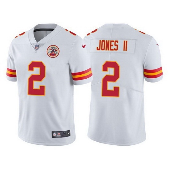 Men Kansas City Chiefs 2 Ronald Jones II White Vapor Untouchable Limited Stitched Football jersey Men Kansas City Chiefs 2 Ronald Jones II White Vapor Untouchable Limited Stitched Football jersey