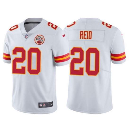 Men Kansas City Chiefs 20 Justin Reid White Vapor Untouchable Limited Stitched Jersey Men Kansas City Chiefs 20 Justin Reid White Vapor Untouchable Limited Stitched Jersey