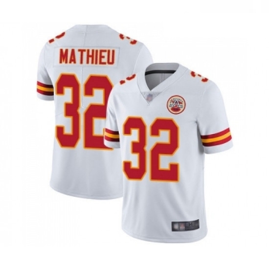 Men Kansas City Chiefs 32 Tyrann Mathieu White Vapor Untouchable Limited Player Football Jersey Men Kansas City Chiefs 32 Tyrann Mathieu White Vapor Untouchable Limited Player Football Jersey