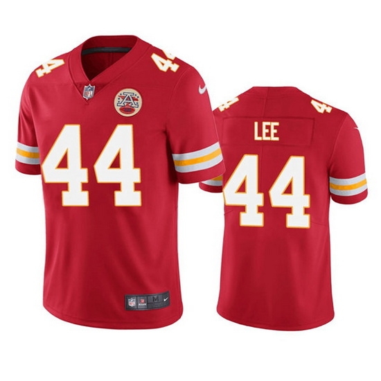 Men Kansas City Chiefs 44 Elijah Lee Red Vapor Untouchable Limited Stitched Football Jersey Men Kansas City Chiefs 44 Elijah Lee Red Vapor Untouchable Limited Stitched Football Jersey