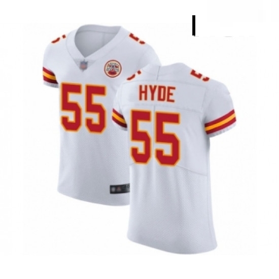 Men Kansas City Chiefs 55 Frank Clark White Vapor Untouchable Elite Player Football Jersey Men Kansas City Chiefs 55 Frank Clark White Vapor Untouchable Elite Player Football Jersey