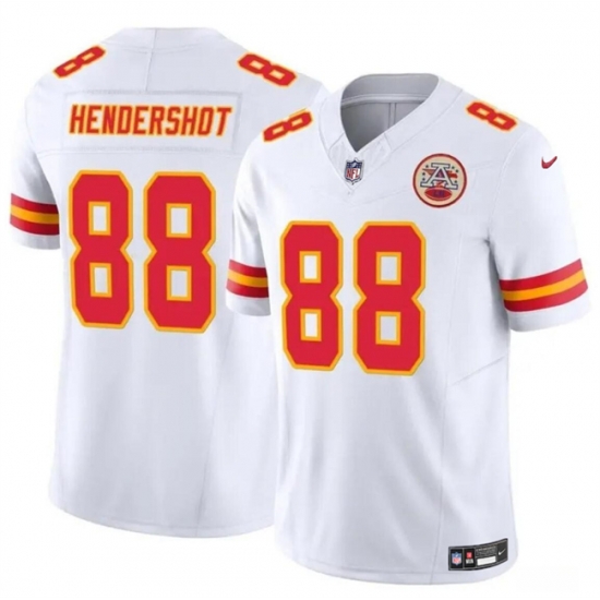 Men Kansas City Chiefs 88 Peyton Hendershot White 2024 F U S E Vapor Untouchable Limited Stitched Football Jersey Men Kansas City Chiefs 88 Peyton Hendershot White 2024 F U S E Vapor Untouchable Limited Stitched Football Jersey