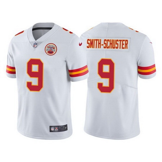 Men Kansas City Chiefs 9 JuJu Smith Schuster Vapor Untouchable White Limited Stitched Football jersey Men Kansas City Chiefs 9 JuJu Smith Schuster Vapor Untouchable White Limited Stitched Football jersey