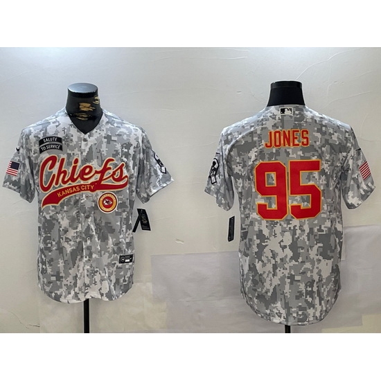 Men Kansas City Chiefs 95 Chris Jones 2024 Arctic Camo Salute To Service Stitched Baseball Jersey 2 Men Kansas City Chiefs 95 Chris Jones 2024 Arctic Camo Salute To Service Stitched Baseball Jersey 2