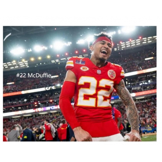 Men Limited Men's McDuffie #22 Football Kansas City Chiefs Super Bowl Jersey Men Limited Men's McDuffie #22 Football Kansas City Chiefs Super Bowl Jersey