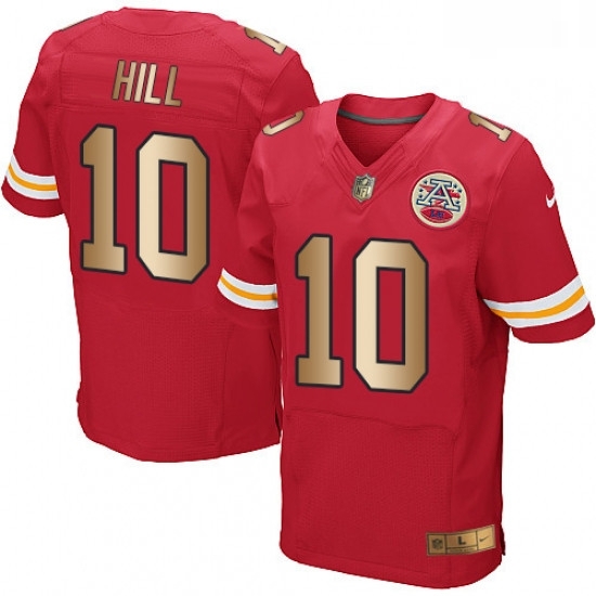 Men Nike Kansas City Chiefs 10 Tyreek Hill Elite RedGold Team Color NFL Jersey Men Nike Kansas City Chiefs 10 Tyreek Hill Elite RedGold Team Color NFL Jersey